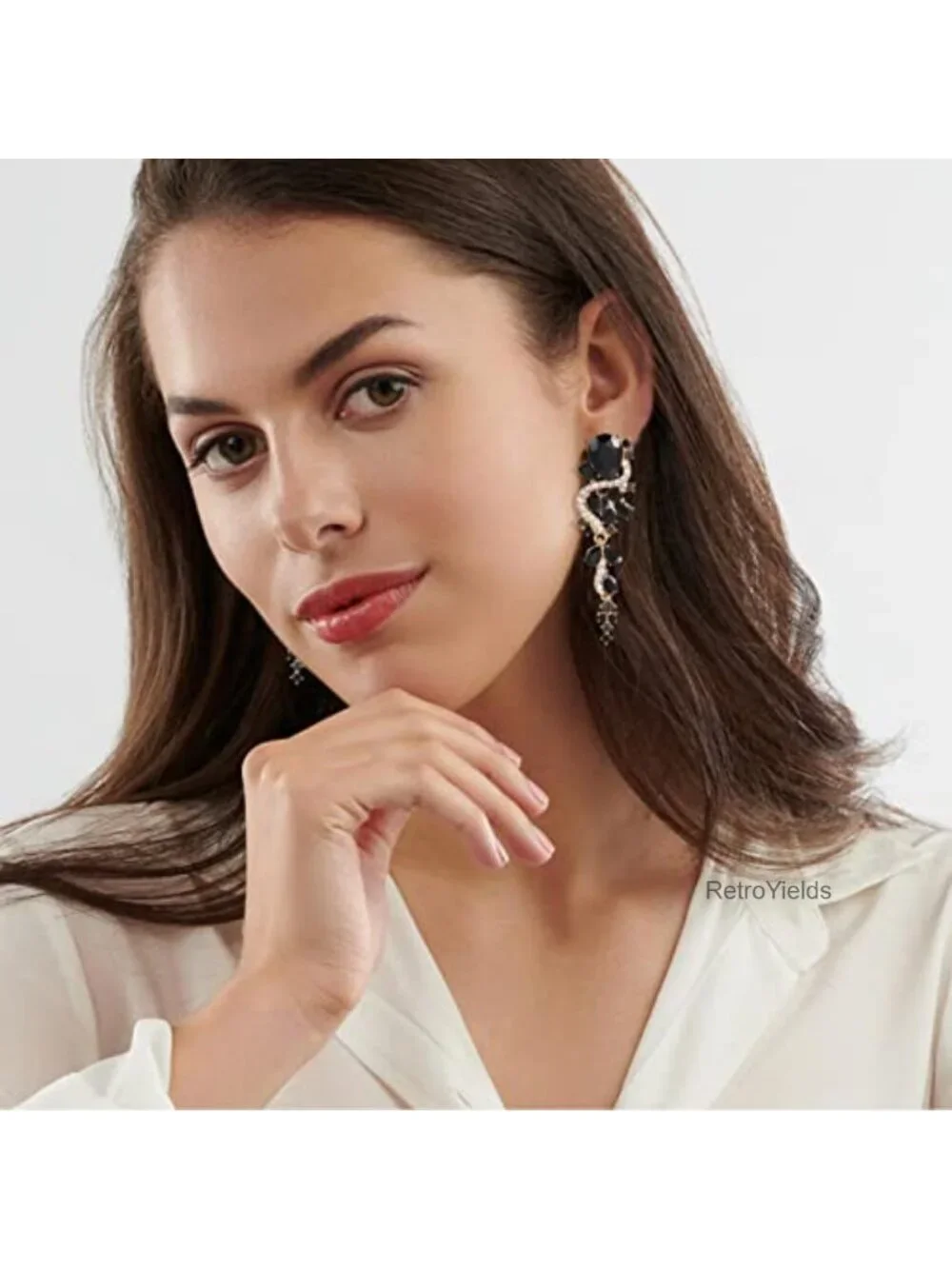 Chandelier Drop Dangle Earrings Crystal Rhinestone Bridal Statement Jewelry